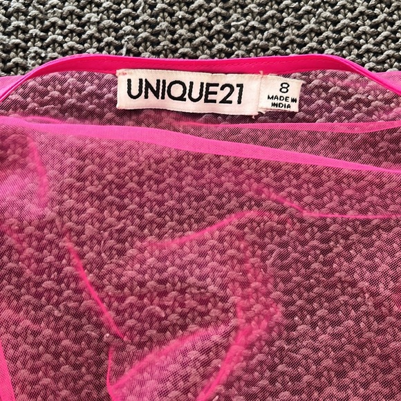 Organza Tie Front Top - Picture 4 of 6